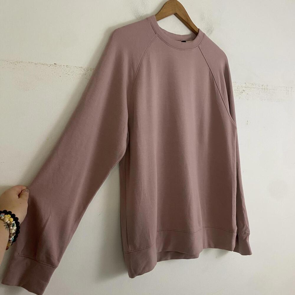TRUTH By Republic mauve pink Crewneck pullover sweater sz M - Picture 3 of 6